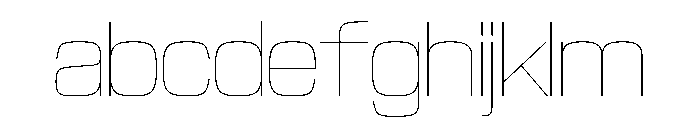 NaNTrekStandard PREVIEW Hairline FONT
