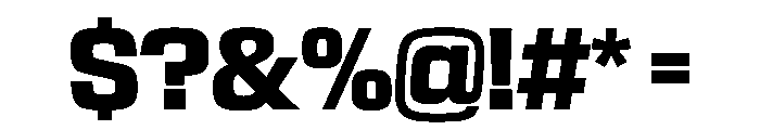 NaNTrekStandard PREVIEW Semibold Font OTHER CHARS