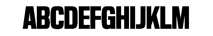 NaNTrekUltraCondensed PREVIEW Bold Font UPPERCASE
