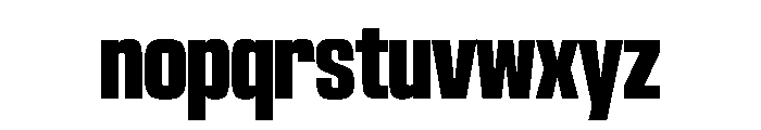 NaNTrekUltraCondensed PREVIEW Bold Font LOWERCASE