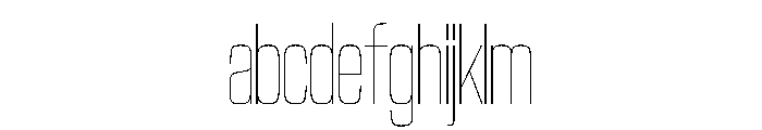 NaNTrekUltraCondensed PREVIEW Hairline FONT