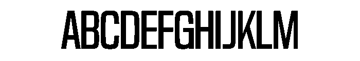 NaNTrekUltraCondensed PREVIEW Medium Font UPPERCASE