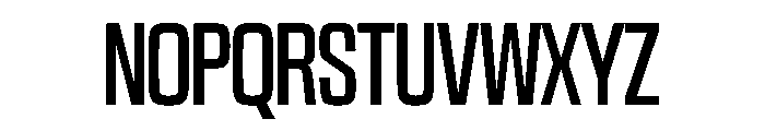 NaNTrekUltraCondensed PREVIEW Medium Font UPPERCASE