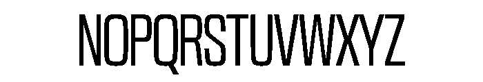 NaNTrekUltraCondensed PREVIEW Regular Font UPPERCASE
