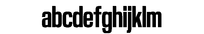 NaNTrekUltraCondensed PREVIEW Semibold FONT