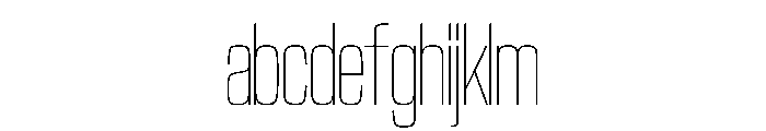 NaNTrekUltraCondensed PREVIEW Thin FONT