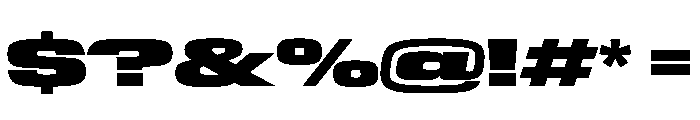 NaNTrekWide PREVIEW Bold Font OTHER CHARS