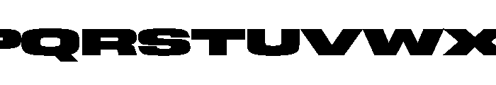NaNTrekWide PREVIEW Bold Font UPPERCASE