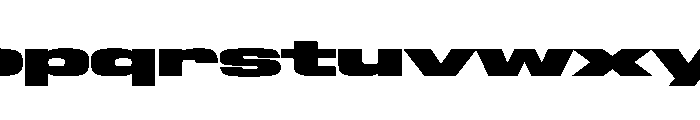 NaNTrekWide PREVIEW Bold Font LOWERCASE