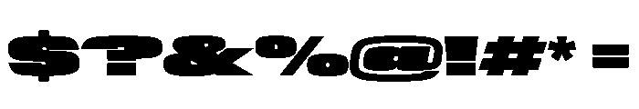 NaNTrekWide PREVIEW ExtraBold Font OTHER CHARS