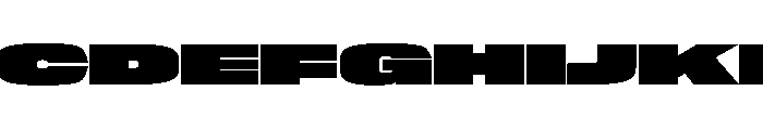 NaNTrekWide PREVIEW ExtraBold Font UPPERCASE