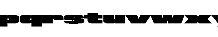 NaNTrekWide PREVIEW ExtraBold Font LOWERCASE