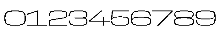 NaNTrekWide PREVIEW ExtraLight Font OTHER CHARS