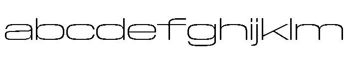 NaNTrekWide PREVIEW ExtraLight FONT