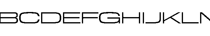 NaNTrekWide PREVIEW Light Font UPPERCASE