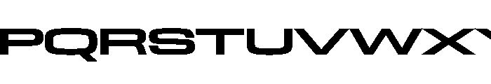 NaNTrekWide PREVIEW Medium Font UPPERCASE