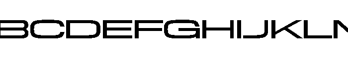 NaNTrekWide PREVIEW Regular Font UPPERCASE