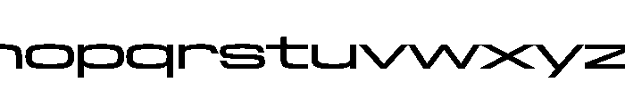 NaNTrekWide PREVIEW Regular Font LOWERCASE