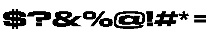 NaNTrekWide PREVIEW Semibold Font OTHER CHARS