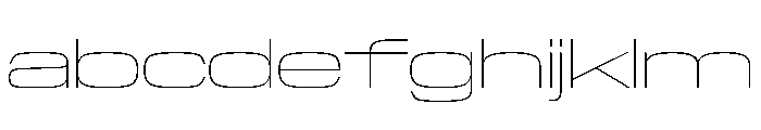 NaNTrekWide PREVIEW Thin FONT