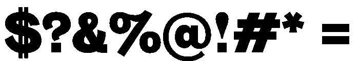 NaNTresor LBold Font OTHER CHARS
