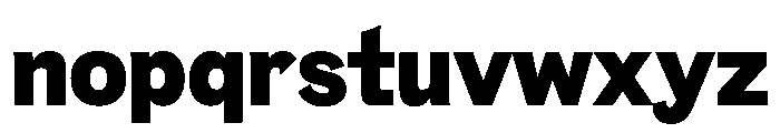 NaNTresor LBold Font LOWERCASE