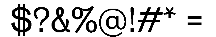 NaNTresor LExtraLight Font OTHER CHARS