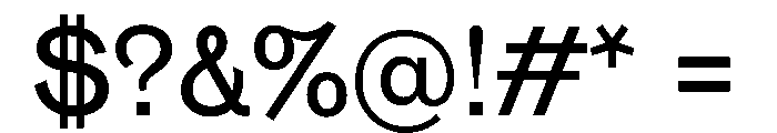 NaNTresor LLight Font OTHER CHARS