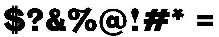 NaNTresor MBold Font OTHER CHARS
