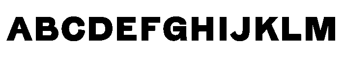 NaNTresor MBold Font UPPERCASE