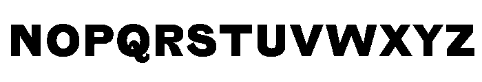 NaNTresor MBold Font UPPERCASE
