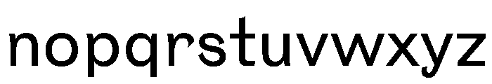 NaNTresor MLight Font LOWERCASE