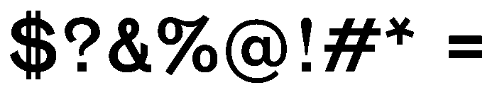 NaNTresor MRegular Font OTHER CHARS