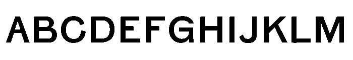 NaNTresor MRegular Font UPPERCASE