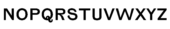 NaNTresor MRegular Font UPPERCASE