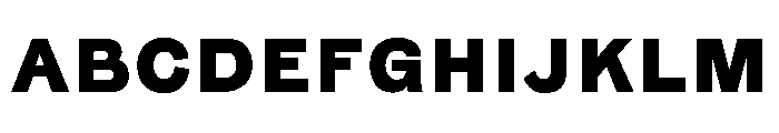 NaNTresor SBold Font UPPERCASE