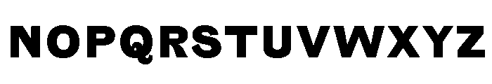 NaNTresor SBold Font UPPERCASE