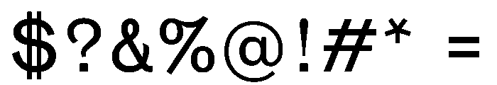 NaNTresor SLight Font OTHER CHARS