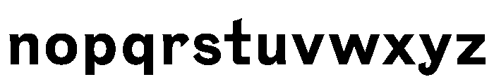 NaNTresor SSemibold Font LOWERCASE