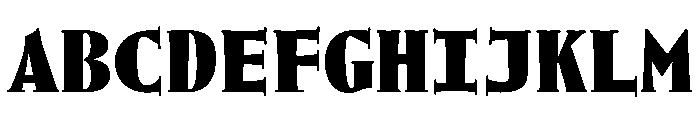 NaNWeiss Black Font UPPERCASE
