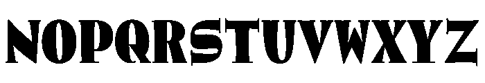 NaNWeiss Black Font UPPERCASE