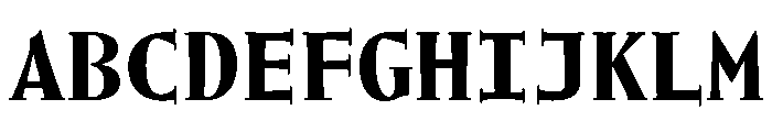 NaNWeiss Bold Font UPPERCASE