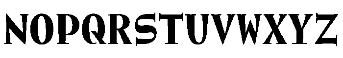 NaNWeiss Bold Font UPPERCASE