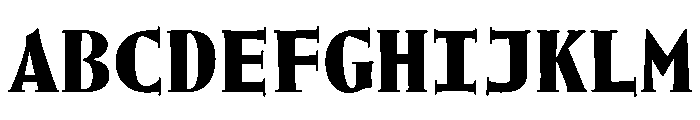 NaNWeiss ExtraBold Font UPPERCASE