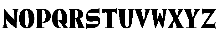 NaNWeiss ExtraBold Font UPPERCASE