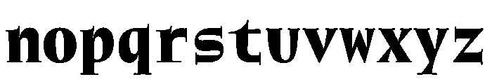 NaNWeiss ExtraBold Font LOWERCASE