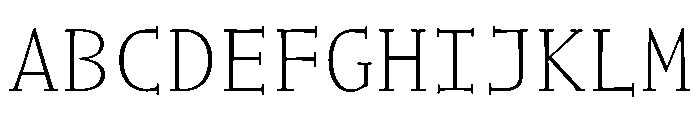 NaNWeiss ExtraLight Font UPPERCASE