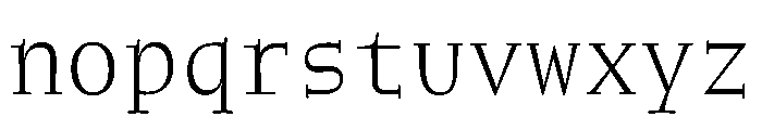 NaNWeiss Light Font LOWERCASE
