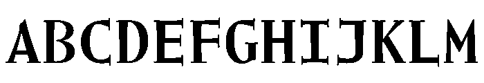NaNWeiss Medium Font UPPERCASE