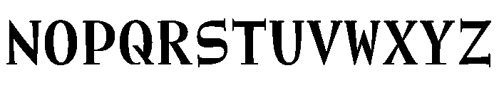NaNWeiss Medium Font UPPERCASE
